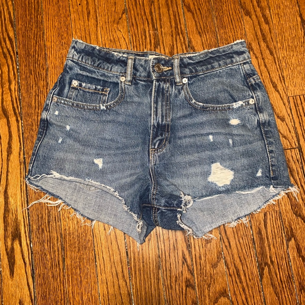 Garage jean shorts